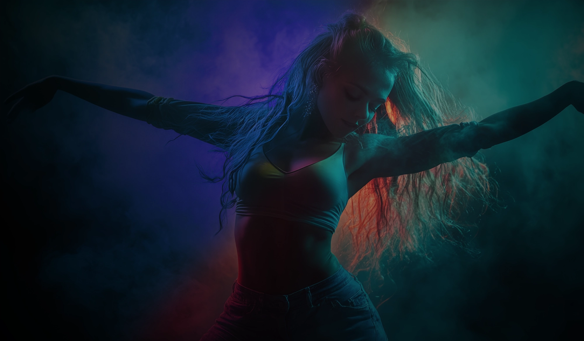 Mujer bailando Latina Dance Fitness